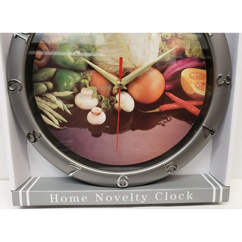 Home Novelty Plastic Kitchen Wall Clock, approx. 11